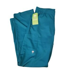 NWT Healing Hands Nurse Scrub Pants Ryan Teal Medium